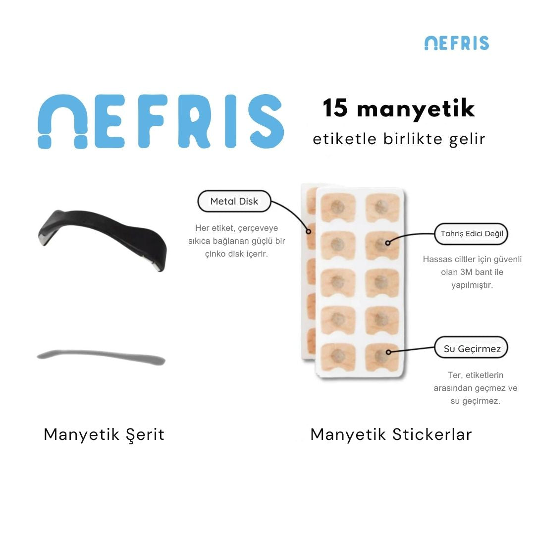 "NEFRİS" Manyetik Burun Bantları